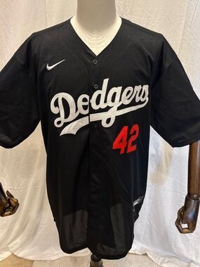 Nike MLB Los Angeles Dodgers Jackie Robinson #42 Jersey - Men’s XXL